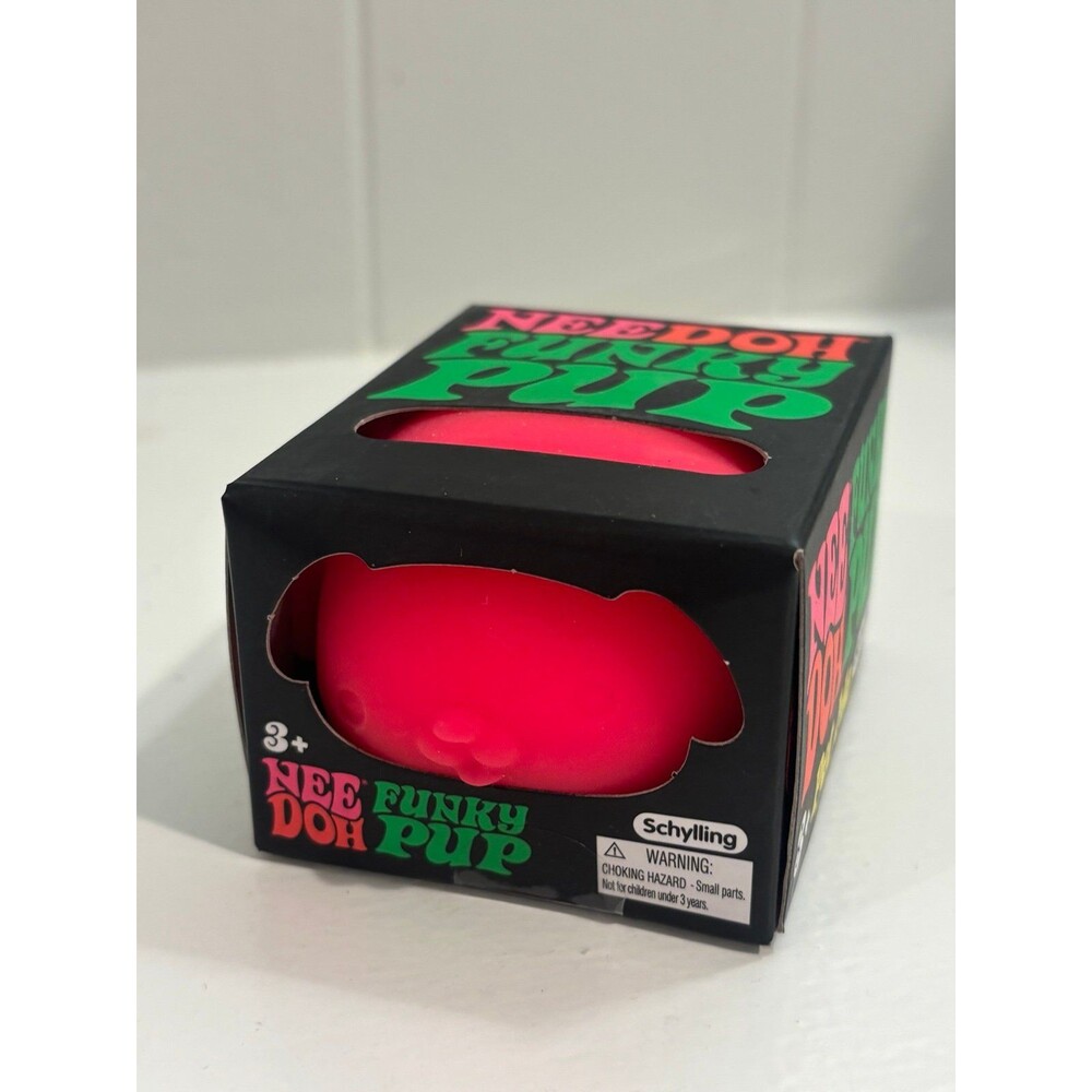New in Box Schylling NeeDoh Funky Pup in pink